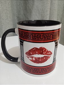 Caneca em Porcelana Beijo Grego 325 ml