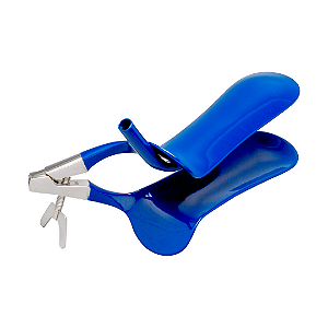 Espéculo vaginal autoclavável com isolamento em nylon e ducto aspirador