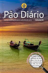 Livro Pão Diário Vol.24 Letra Gigante - Capa Paisagem - Editora Publicacoes