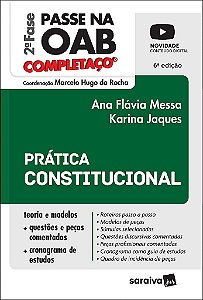 Livro Passe Na Oab - 2 Fase - Fgv - Completaco - Pratica Constitucional - Rocha/messa/jaques
