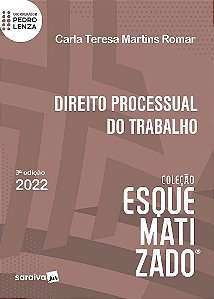 Livro Direito Processual do Trabalho Esquematizado - Romar - Saraiva