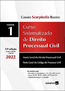 Livro Curso Sistematizado De Direito Processual Civil - Vol 1 - Bueno
