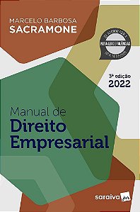 Livro Manual de Direito Empresarial - Sacramone