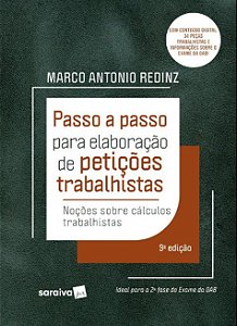 Livro Passo a Passo para Elaboração de Petições Trabalhistas  Rediniz