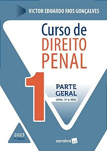 Livro Curso de Direito Penal: Parte Geral Arts.1  a 120 Vol. 1 - Gonçalves - Saraiva