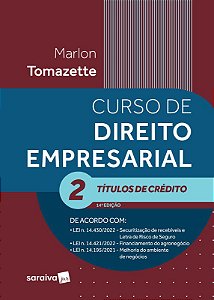 Livro Curso de Direito Empresarial: Titulos de Credito Vol. 2 - Tomazette