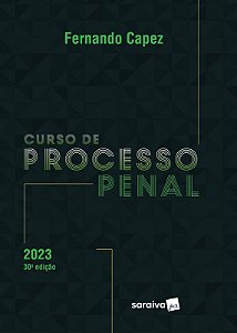 Livro Curso de Processo Penal - Capez - Saraiva
