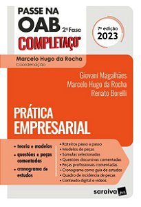 Livro Passe Na Oab 2 Fase: Pratica Empresarial - Magalhaes/rocha/bore