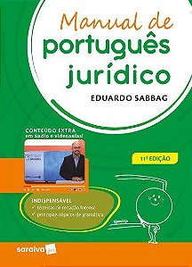 Livro Manual de Português Jurídico - Sabbag - Saraiva