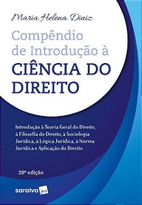 Livro Compêndio de Introdução a Ciência do Direito  Diniz