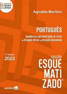 Livro Português Esquematizado: Gramática - Martino - Saraiva