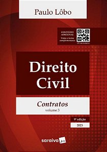 Livro Direito Civil: Contratos - Vol. 3 - Lobo