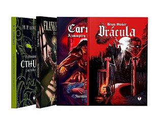 Kit Grandes Classicos do Horror (4 Livros) - Stoker/mary/lovecraf