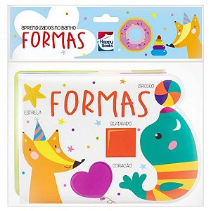 Livro Aprendizados No Banho: Formas - Editora Happy Books