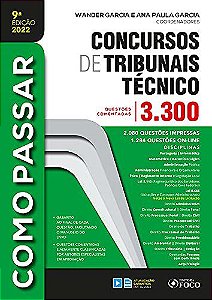 Livro Como Passar em Concursos Tribunais Técnico