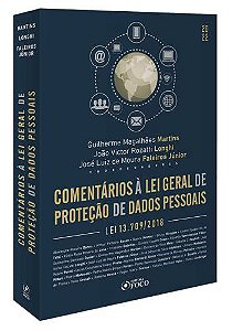 Livro Comentários à Lei Geral de Proteção de Dados Pessoais