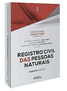 Livro Registro Civil das Pessoas Naturais - Cassettari - Focco