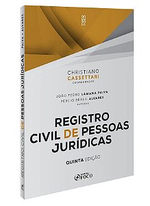 Livro Registro Civil de Pessoas Jurídicas - Paiva