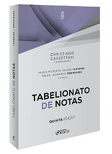 Livro Tabelionato de Notas - Cassettari - Foco