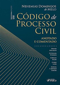 Livro Código de Processo Civil:  Anotado e Comentado - 3ª Ed - 2023