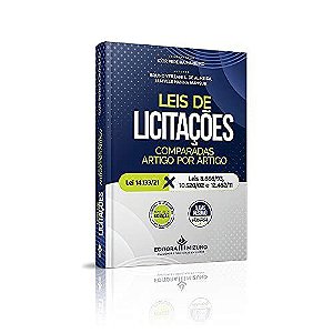 Livro Leis de Licitações Comparadas Artigo por Artigo - Almeida, Bruno Verza