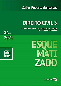 Livro Direito Civil Esquematizado - Vol. 03 - 08ed/21 - Goncalves