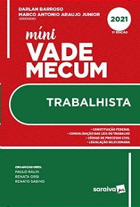 Livro Mini Vade Mecum Trabalhista - Sabino