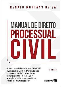 Livro Manual de Direito Processual Civil - 06ed/21 - Sa