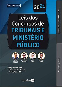 Livro Leis dos Concursos de Tribunais e Ministério Público - Oliveira - Saraiva