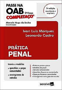 Livro Passe Na Oab 2 Fase - Pratica Penal - Marques - Saraiva