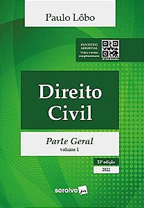 Livro Direito Civil Parte Geral: Vol.1 - Lobo - Saraiva -