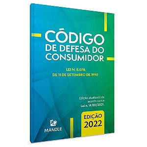 Livro Codigo de Defesa do Consumidor - Editora Manole