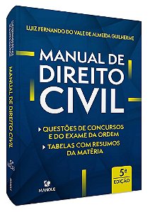 Livro Manual de Direito Civil: Questões de Concursos e da Ordem - Guilherme - Manole
