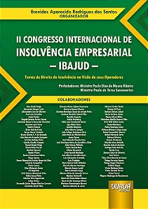 Livro Ii Congresso Internacional de Insolvencia Empresarial - Ibajud - - Santos