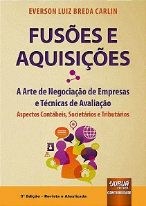 Livro Fusões e Aquisições - Carlin - Juruá