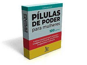 Livro Pilulas de Poder para Mulheres - Vanessa Pelegrine
