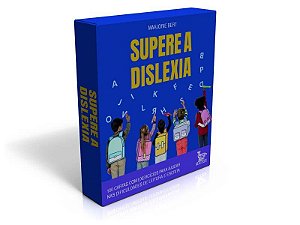 Livro Caixinha Supere a Dislexia 100 Cartas com Exercícios para Ajudar nas Dificuldades