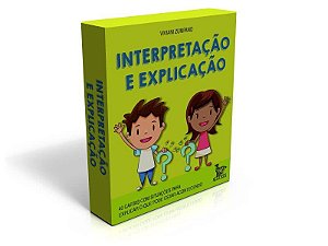 Livro Interpretação e Explicação - 40 Cartas com Situações - Zumpano