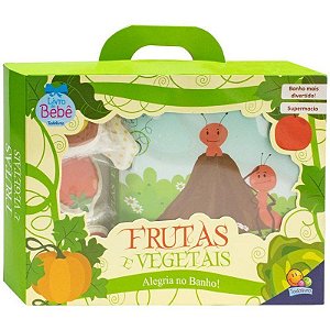 Livro Alegria no Banho: Frutas e Vegetais: Editora Todolivro