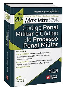 Livro Código Penal Militar e Código de Processo Penal Militar - Figueiredo - Rideel