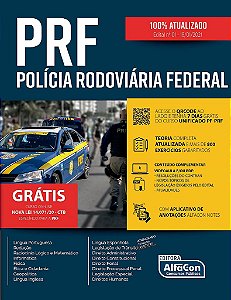 Livro Polícia Rodoviária Federal - Prf - 2021 - Editora Alfaco