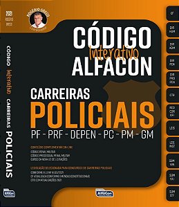 Livro Código Interativo Alfacon: Carreiras Policiais - Alfacon