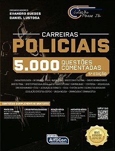 Livro Carreiras Policiais 5.000 Questões Comentadas - Alfacon