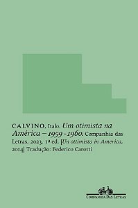 Livro Um Otimista Na America - Italo