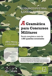 Livro Gramática para Concursos Militares Pestana