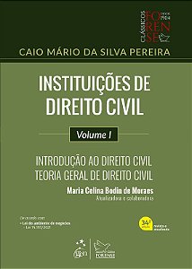Livro Instituições de Direito Civil Introdução ao Direito Civil Pereira