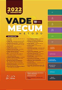 Livro Vade Mecum Metodo 2022 - 2 Semestre - Equipe Metodo