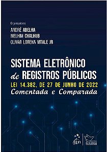 Livro Sistema Eletrônico de Registros Públicos: Comentada e Comparada