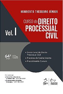 Livro Curso de Direito Processual Civil Vol 1 Theodoro Júnior