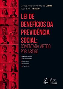 Livro Lei de Benefícios da Previdência Social  Castro